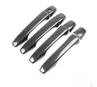 CYDJML Cubierta Para Manillas Puerta Embellecedor Para Manijas De Puerta Para Subaru WRX STI 2015 2016 2017 2018 2019 2020 Sin Llave/Entrada Adhesivo Protector Coche Exterior Tirador(negro 2)