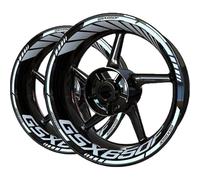 CYDJML Pegatinas Llantas Pegatinas Reflectantes para Llantas De Motocicleta para Suzuki GSX650F GSX 650 F GSX 650F Calcomanías Reflectantes para Llantas de Rueda Borde Ruedas Moto Pegatina(Color 4)