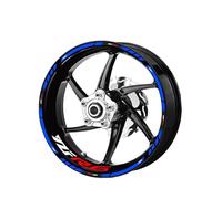 CYDJML Pegatinas Llantas Pegatinas Reflectantes para Llantas De Motocicleta para Yamaha YZF R6 YZFR6 YZF-R6, Calcomanía para Buje De Rueda, Calcomanía para Rueda Borde Ruedas Moto Pegatina(Color 1)