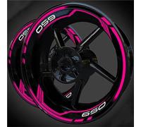 CYDJML Pegatinas para Llantas Pegatinas De Rayas para Llantas Motocicleta para para Ninja 650 Resistentes A La Lluvia Cintas Adhesivas para Pegatina para Cubo de Rueda