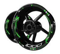 CYDJML Pegatinas para Llantas Pegatinas para Llantas De Motocicleta para para Z1000 para Z 1000 Pegatina Reflectante con Banda Pegatina para Cubo de Rueda