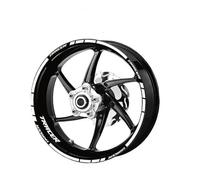 CYDJML Pegatinas para Llantas Pegatinas para Llantas De Motocicleta para Yamaha Tracer 700GT 900GT 700 900 GT Resistentes A La Lluvia Pegatina para Cubo de Rueda(Color 1)