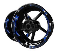 CYDJML Pegatinas para Llantas Pegatinas para Llantas De Motocicleta, Reflectores Nocturnos para para Z1000 para Z 1000 Decorativas Pegatina para Cubo de Rueda