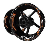 CYDJML Pegatinas para Llantas Pegatinas para Llantas De Motocicleta, Reflectores Nocturnos para para Z1000 para Z 1000 Decorativas Pegatina para Cubo de Rueda