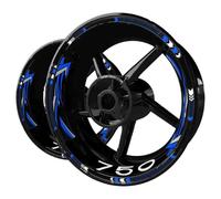 CYDJML Pegatinas para Llantas Pegatinas Reflectantes para Llantas De Motocicleta Cinta Adhesiva para para Z750 para Z 750 Pegatina para Buje Rueda Pegatina para Cubo de Rueda