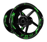CYDJML Pegatinas para Llantas Pegatinas Reflectantes para Llantas De Motocicleta Cinta Adhesiva para para Z750 para Z 750 Pegatina para Buje Rueda Pegatina para Cubo de Rueda