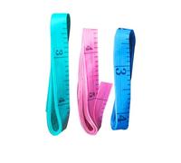 CYDZSRA 3 uds., reglas suaves coloridas, cinta de mano, accesorios de costura a medida para hombre, herramienta medición, centímetro