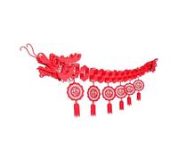 CYDZSRA Adorno de dragón para el Festival de Primavera, artesanía colgante, decoración para ventanas, ligero y duradero, decoración para Año Nuevo chino, fácil montar, puerta delantera