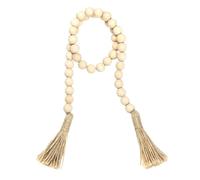 CYDZSRA Adornos Colgantes de macramé con borlas y Cuentas de para Madera, Ideales para Decorar Paredes dormitorios y Salas Estar. Resistentes y duraderos. Añaden un Toque Encanto a Cualquier Espacio.