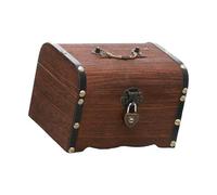 CYDZSRA Alcancía vintage para guardar dinero, caja duradera con llave, ideal para niños o adultos, ideal para organizar el escritorio, caja de tesoros, regalo de San Valentín para niños.