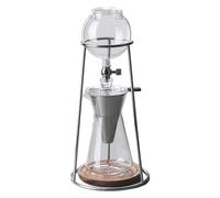 CYDZSRA Cafetera de hielo con componentes de montaje sencillos para disfrutar fácilmente. Cafetera clásica de vidrio con gotero para café frío.