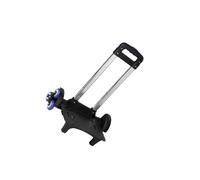 CYDZSRA Carrito de mensajero portátil para compras, oficina y viajes. Carretilla plegable con asa telescópica, adecuada para diferentes alturas de equipaje. Sube escaleras, , Negro