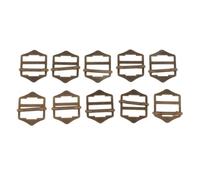 CYDZSRA Hebilla ajustable de metal de cobre duradera, hebillas deslizantes sastre metal, ajustador cinta confiable, accesorios para bolsos, cierres costura que se pueden usar conector