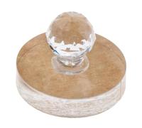 CYDZSRA Herramienta de prensado de polvos, molde para base de maquillaje, sello de rubor, molde para sombra de ojos, herramienta de prensado para cejas, Claro, 3.5 x 4 cm