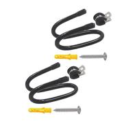 CYDZSRA Innovador perchero de metal para sombreros de vaquero, organizador para gorras béisbol, ganchos pared para sombreros, ordenado y con 2 abrazaderas en forma R, fácilmente ajustables, se