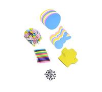 CYDZSRA Juego de Pegatinas de Espuma Pascua Que estimula la imaginación los niños. Manualidades Divertidas para el Aula Infantil. Decoraciones Huevos Conejo y Pollito. Manualidades Pascua
