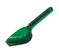 CYDZSRA Pala de plástico para comida de gatos con forma circular, capacidad para taza perro, pala para comida gatos y clip sellado, para perros, fácil guardar y colgar sin ocupar, Verde, 22x7cm
