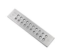 CYDZSRA Placa de trefilado de alambre acero tungsteno redonda, mano obra, trefilado alambre portátil, fabricación joyas, reparación, rendimiento excepcional, redondeador cuentas, Gris, Estilo D