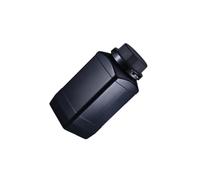CYDZSRA Recipiente a prueba de fugas con tapa para almacenamiento de muestras. Botella de reactivo de HDPE con tapa estética y boca ancha para verter y, con gorra negra