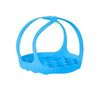 CYDZSRA Rejilla de vapor para huevos, 2 uds., olla a presión, eslinga, utensilios para hornear de silicona resistentes a la temperatura, accesorios para elevador ollas, Cielo azul