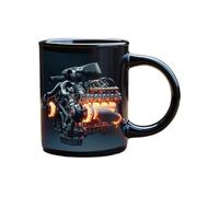 CYDZSRA Tazón Taza de cerámica elegante, duradero, fácil de limpiar, tamaño portátil, apertura boca ancha, tazas ABS, tecnología aislada, elegante, tres