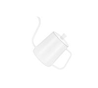 CYDZSRA Tetera de goteo de acero inoxidable con cuello cisne para café y té, diseñada para doméstico y cocina. Su doble asa se sujeta forma cómoda y segura al verter agua hirviendo, té o