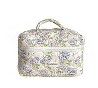 CYee Cutecore - Bolsas de cosméticos para mujer, diseño floral, coqueta, estética, bolsa organizadora de maquillaje de viaje Y2K, L