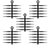 CyeeLife Fit Point Plus, puntas de dardo de plástico 50 piezas, puntas de dardos suaves, rosca 2BA, puntas de flecha de dardos, puntas de repuesto para dardos suaves, especialmente estables y