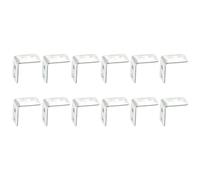 CYEZHKIIJ Soportes de Esquina, ángulo Reforzado, Soporte de Pared de 12 Uds., cajón de código Derecho, Soporte de exposición, Estante de Cocina for jardín, estantería pequeña