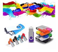 CYF-101 Venta al por mayor - 10 unidades de memoria flash 32 GB 16 GB 8 GB 4 GB USB 2.0 Stick Pen Drive U disco almacenamiento datos metal clave lote (10 unidades - 2 GB)