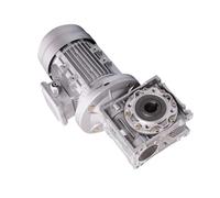CYFANG 1 Uds 2.2KW 100B5 brida NMRV075 caja de engranajes de tornillo sin fin Motor reductor de carcasa de aluminio Vertical 220V AC monofásico 2200W Motor de engranaje de tornillo sin fin Mecánico Aj