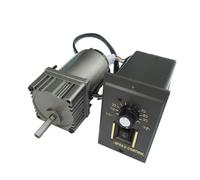 CYFANG 1 Uds 6W 220V AC Motor de engranaje ajustable de velocidad monofásico marco de 60x60mm Motor de inducción reductor de engranajes de velocidad Variable CW CCW mecánicamente(90rpm)