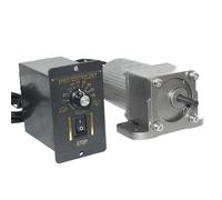CYFANG 1 unidad 2IK06RGN-C Kit de Motor de engranaje ajustable de velocidad 60x60mm Motor reductor de velocidad 6W 220V AC Motor de engranaje de Control de velocidad monofásico mecánicamente(108RPM)