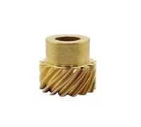 CYFANG Engranaje helicoidal de 45 grados, 0,5 m, 20 dientes, con eje escalonado giratorio de izquierda a derecha, módulo 0,5, piñón helicoidal de 20 dientes Piñón cilíndrico(Right rotate 3mm bore)