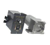 CYFANG Kit de motor de control de velocidad de marco de 1 pieza, 25 W, 80 x 80 mm, 110 V CA, monofásico, 4IK25RGN-C, motor reductor de velocidad ajustable, CW CCW mecánicamente(41rpm)