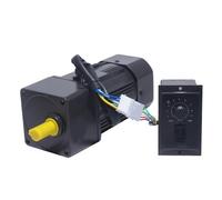 CYFANG Motor de engranaje Reversible de CA con marco de 90W, 90x90mm, 220V CA, monofásico, eje de 15mm, 5RK90GU-CF, Motor regulador de velocidad con regulador de velocidad mecánicamente(7.5k 180rpm)