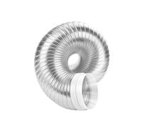 CYFANG Tubo de ventilación de aluminio puro, tubo de salida de humos escalable for extractor de cocina de restaurante y baño. Manguera de ventilación. Artesanía Marco(1.5 meter 150mm)