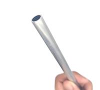 CYFANG Tubo redondo hueco de aluminio 6063 de 500 mm, ligero y recto, for aplicación de manguito, 3 unidades Artesanía Marco(OD 3.5 x ID 2.5mm)