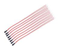 Cygmophing 10 termistores MF52B de alta sensibilidad con alambre esmaltado de 60 mm (10K)