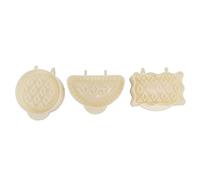 Cygmophing 3PCS Pie Molds Set Environmentally Friendly ABS Mini Hand Pie Maker for Pie Kitchen Christmas