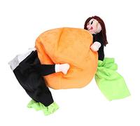 Cygmophing Algodón Divertido 3D Calabaza Transfiguración Disfraz de Mascota Fiesta de Halloween Cosplay Ropa Vestir para Gato (XL)