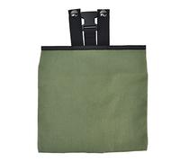 Cygmophing Bolsa de forraje de lona, plegable, portátil, gruesa, única, de aspecto simple, bolsa de recogida de frutas para acampar al aire libre, Aleación de aluminio verde, Informal
