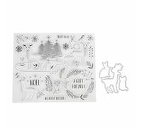 Cygmophing Clear Stamps Clear Imprint Recycle Use Easily Unique Shape Various Styles DIY Transparent Stamps for Album Crafts