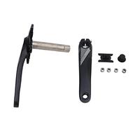 Cygmophing Juego de brazos de manivela de bicicleta de montaña aleación de aluminio negro 8 a 12 velocidades mecanizado CNC accesorios de bicicleta