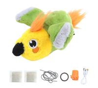Cygmophing-Juguete eléctrico de Peluche para Gato, Loro, alas batientes, Mejora el Ejercicio, Juguete Interactivo Suave y cómodo para Gato para el hogar