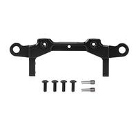 Cygmophing Parachoques Trasero de aleación de Aluminio/Montaje de Columna de Carcasa de Coche Apto para 1/10 RC para Axial Scx10 III Negro