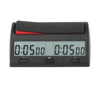 Cygmophing Reloj de ajedrez con 7 funciones de temporización, 38 reglas de tiempo, adorno multifuncional, temporizador profesional de juegos de mesa para Weiqi