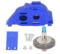 Cygmophing Steel 57T Gear Juego de carcasa de caja de cambios de aleación de aluminio para coche VORTEKS Big Rock 1/10 (azul cielo)