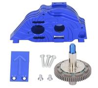 Cygmophing Steel 57T Gear Juego de carcasa de caja de cambios de aleación de aluminio para coche VORTEKS Big Rock 1/10 (Azul oscuro)