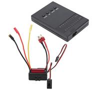 Cygmophing Tarjeta de Programa de Controlador de Velocidad eléctrica ESC sin escobillas 35A Apta para Modelo de Coche RC 1/18 1/16 (roja)